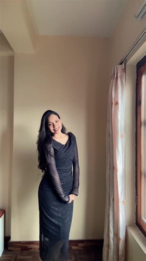Valentine's Day Bodycon Dress in Black and Red