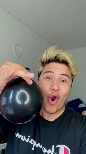 Inflating A Balloon With Dog Fart