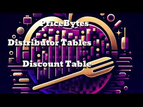 Distributor Tables - Discount Table