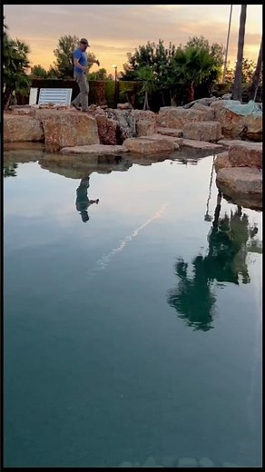 When you build a NATURAL pond in Spain