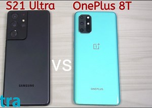 تست سرعت و مقایسه دوربین گوشی گلکسی S21 اولترا سامسونگ در مقابل وان پلاس 8T