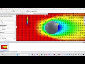 Solidworks Flow Simulation - External Flow Over a Sphere (SCB47403 Applied CFD)