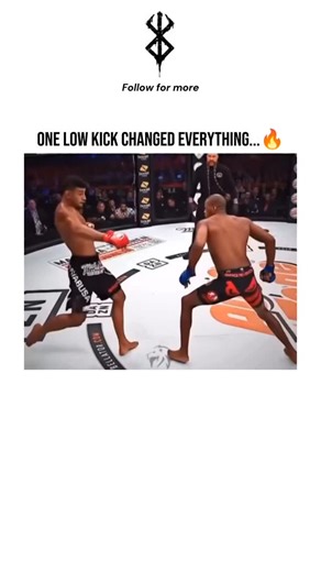 guts fighting on Instagram: "One low kick changed everything. What seemed like a routine strike suddenly rewrote the story of the fight. Timing, precision, and power collided perfectly, throwing balance, rhythm, and confidence out the window. The opponent wobbled, eyes widened, and the cage felt smaller with every step. It wasn’t just damage to a leg — it was a shift in momentum, a psychological blow, and a statement that one moment can decide a match. From that kick forward, the fight became a 