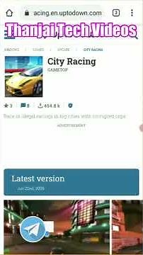 How To Download City Racing Game | Thanjai Tech Videos | #CityRacing #Shorts