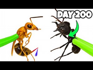Simulating 1,000 Giant Ants and 1,000 Crazy Ants | 200 Days of Ant Colony Simulation 😱 ANTTREK