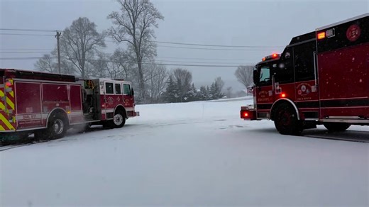 5.5K views · 108 reactions | Engine 5 & Rescue 5 responding this morning to a report of multiple accidents on Waterlick Road. Slow moving this am, #forestvolunteers | Forest Fire Department | Facebook