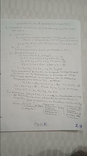 programación Lineal