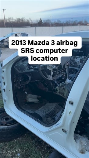 2013 Mazda 3 airbag computer SRS control module part number BFD2-57-K30 location on car 🚘 Used auto parts, serving Chicagoland locally and shipping nationwide #junkyard #usedautopartschicago #carrepair #automotive #carmechanic | Rebuiltcars Used Auto Parts