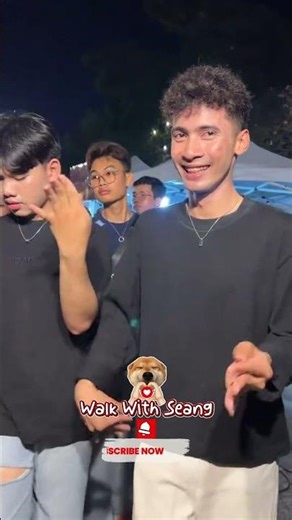 334. Popular Place Cambodian Walk Street Tour #tour #walking #dance