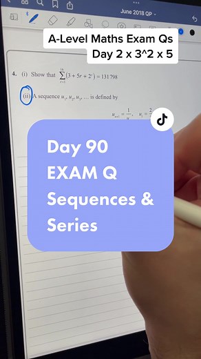 Exploring Sequences in A-Level Maths: Day 90