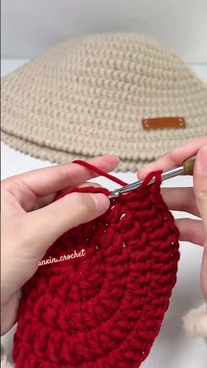 Easy to crochet a hat,tutorial in my channel.#crochethat#crochetbuckethat #crochethattutorial