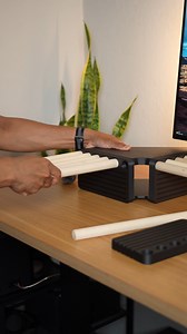 New leg heights and the highly requested 90 degree corner system are now available in the 3D printed Desk Shelf STL Pack! This system is growing fast, over 400 models....so far! | The Workspace Hero