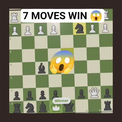 ♟️ 7 Move Checkmate 😱 | Fastest Winning Strategy #shorts #shortvideo #shortsfeed #shortsviral #short