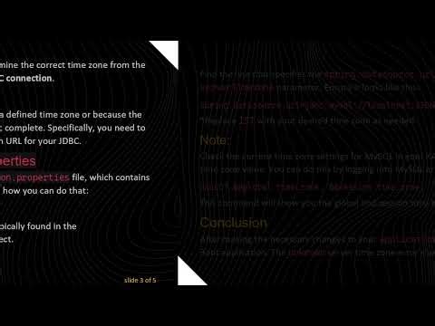 How to Fix the unknown Time Zone Error in Your Spring Boot Application