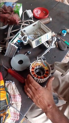 silai machine motor repairing.how to repair silai machine servo motor#shortvideo #shorts
