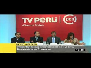 TV Perú presenta nueva programación
