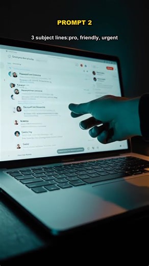 3 AI prompts for sharper emails fast. Save this! #AI #AITools #Productivity #EmailTips #Shorts