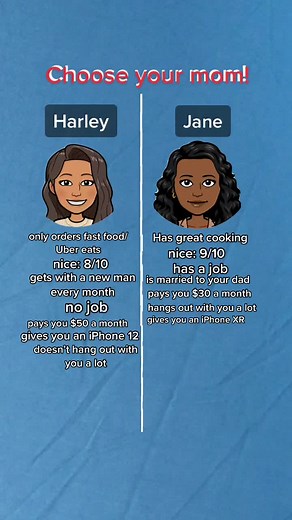 Choose Your Mom: Jane vs. Harley Showdown