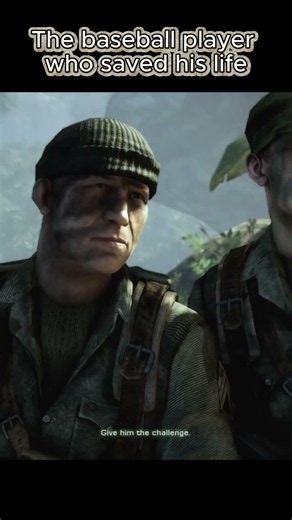 The Baseball Player Who Saved His Life 💀⚾ #shorts #battlefield #gaming #gameplay