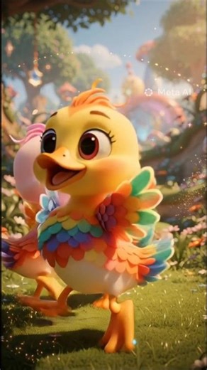 🦆 “Colourful Dancing Ducks 🕺🌈 | Funny AI Short”