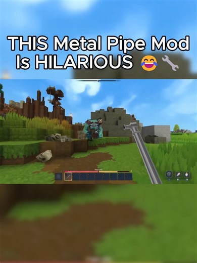 This metal pipe mod in Hytale is hilarious! by FixAkaTheFix! #Hytale