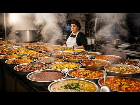 One Chef, Dozens of Turkish Meals! Unbelievable - Turkish Cuisine