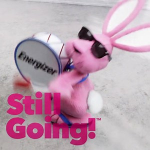 Power that lasts. A beat that goes on. And a tail that wiggles. | Energizer
