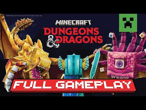 Minecraft x Dungeons & Dragons DLC - Full Gameplay Walktrough
