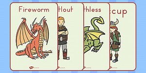 How to Train Your Dragon Display Posters