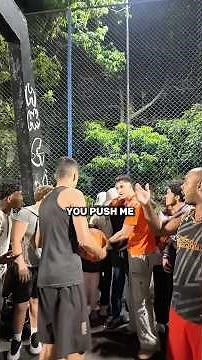Brazilian ROBOT Gave Me The Toughest 1v1 Yet…🤷🏻‍♂️💯 #basketball #streetball