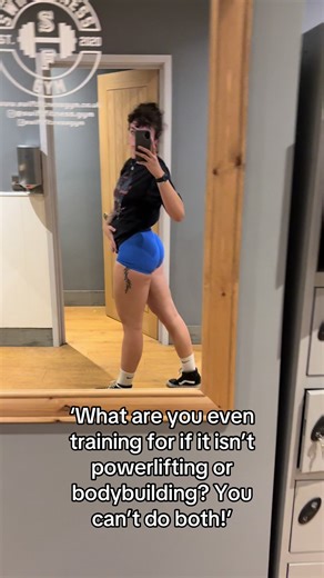 For the longest time I thought you had to be put into a category of bodybuilding or powerlifting. I now know - you can 100% do both!! I train all my basic compound lifts once a week, but also heavily focus on accessory lifts, aiming to build my dream physique with a workout plan that I love 🫶🏼 #gym #fyp