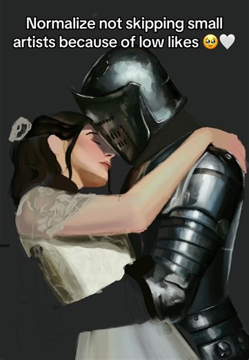 Let’s support each other once again 🤍 Artists, feel free to share your own art in the comments! :) #drawing #art #digitalart #digitalartist #knight @Procreate