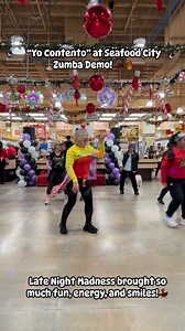 34 reactions · 11 comments | “Yo Contento” at Seafood City Zumba Demo!  Late Night Madness brought so much fun, energy, and smiles! No copyright infringement — all credit to the rightful owner. ✨ #YoContento #ZumbaDemo #SeafoodCityWinnipeg #LateNightMadness #fblifestyle @highlight | Imelda Casimiro | Facebook