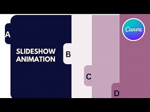 How to Create Slideshow Animation in canva | Ppt animation