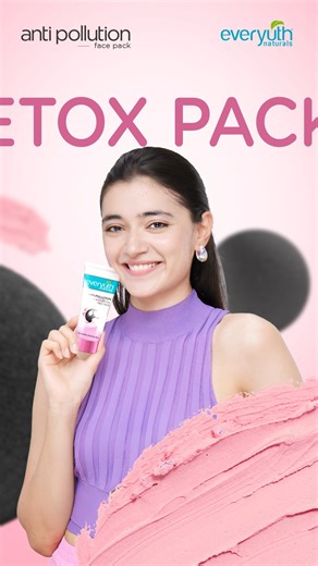 Everyuth Naturals on Instagram: "A face pack that takes on pollution, so your skin doesn’t have to.​ #Everyuthnaturals #NaturalBest #skincareroutine #AntiPollution #ActivatedCharcoal #PinkClay #antipollutionfacewash"