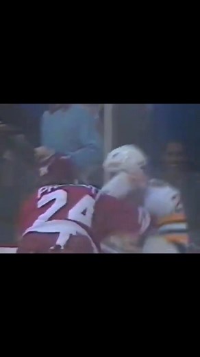Flashback to 1987, when the Detroit Red Wings Bob Probert and Boston Bruins Jay Miller took on each other live at the Boston Garden. Don't forget to follow Historical Sports Goon for more retro sports-related content #nhl #hockey #stanleycup #reels | Andrew Johnson