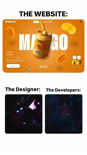 The Website 🔥 #designer #developer #uiux #figma #website