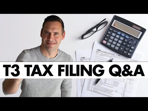 T3 Trust Income Tax Filing Question Answered!