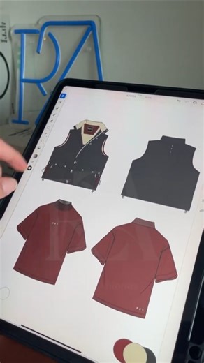 Sleeveless Vest & Turtleneck Mockup Fashion Flat Sketch