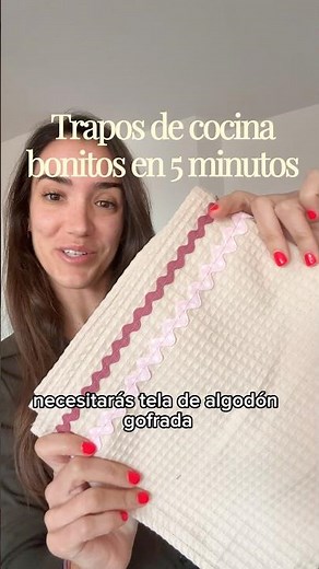 Trapos de cocina bonitos en 5 minutos