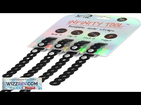 MODL Infinity Tool 2.0 Modular Straps (4 Pack) Flexible Multi Tool Gear Strap