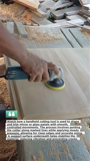 This Mirror Cutting Trick Is So Satisfying! Perfect Precision Finish