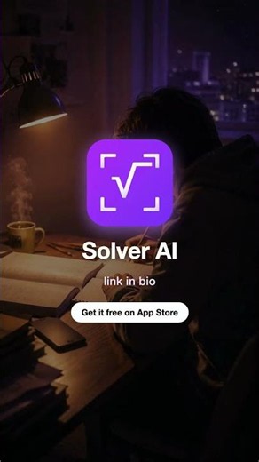 join 15k+ Students on the "Solver AI" app?