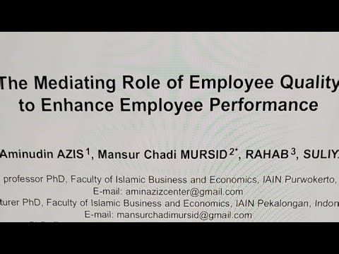 THE MEDIATING VARIABLE AS INDICATOR KOMPOSIT