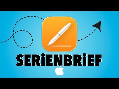 📨 Apple Pages Tutorial (German): Create a Mail Merge Letter