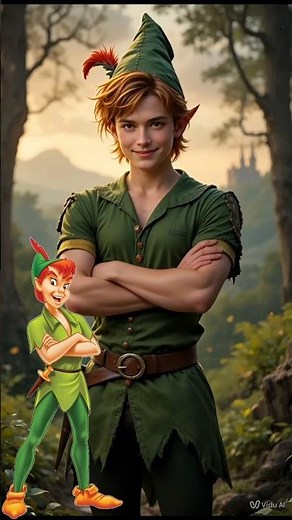 Peter Pan Characters As Real Life Humans | Jaw-Dropping AI Transformations #Shorts
