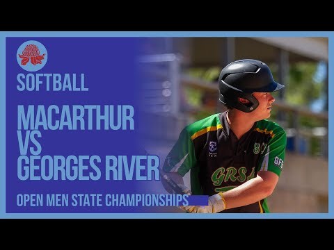 Softball | Macarthur vs Georges River | NSW Open Men's State Championships | Semi Final
