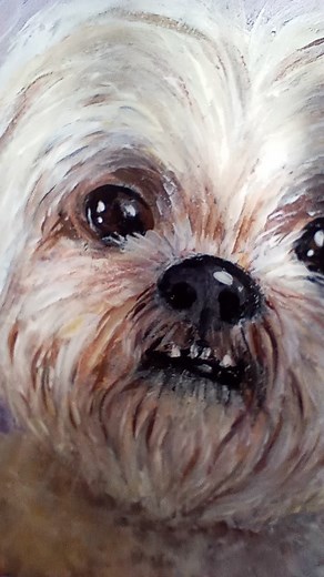 #drawingprocess #acrylicpainting #bagbase #acrylicdog #dog #dogpainting | Otter&Light Studio