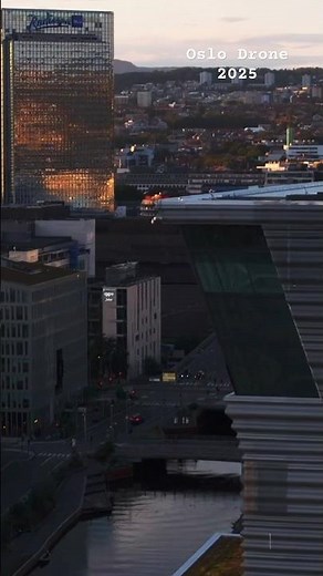 Oslo's transformation is insane #futuristic #norway #drone