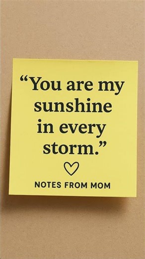 Sunshine In Every Storm 🌦 | Heartwarming Quote for Daily Motivation & Positivity | Notes From Mom